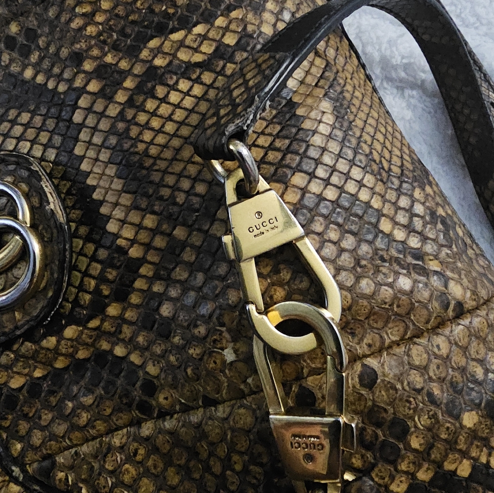 Gucci Re(Belle) Small Shoulder Python Bag - image 5